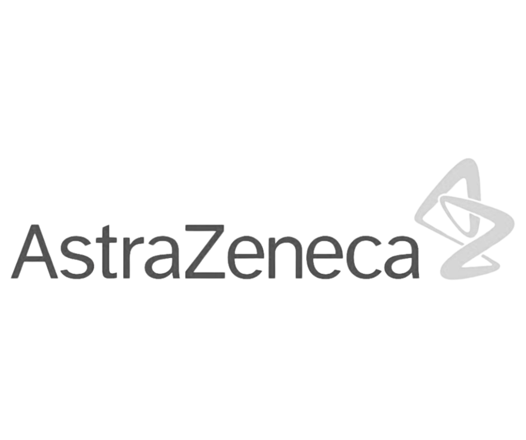 Astrazeneca company logo with professional role play.