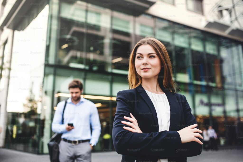 Confident body language for presentation